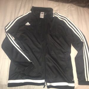 Adidas striped track jacket